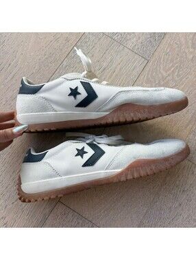 Converse Leather and Textile Sneakers Size 10M/ 11W US